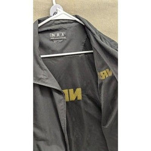 Vtg NRA Mens Jacket Size L Black NRA Logo Eagle 1