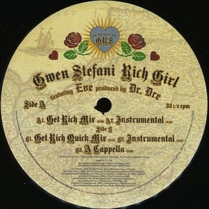 Gwen Stefani Rich Girl 12" Vinyl Record 1