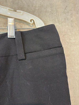 FOCUS=2000 Dress Pants Black Size 4P Good Condition Stretch Fabric 3