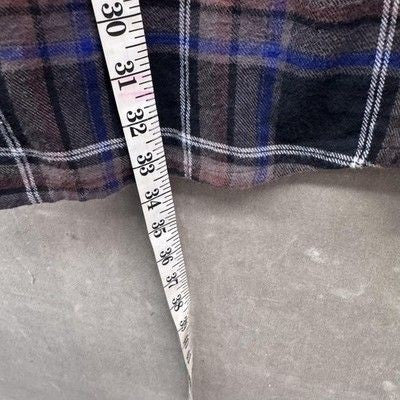 CQR Flannel Shirt Mens XL Plaid Button Up Long Sleeve Outdoor Workwear