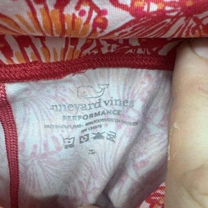 Vineyard Vines Leggings Womens Extra Small Pink Orange Performance Activewear Pr 2