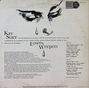 Kay Starr Losers Weepers Vinyl LP Record Used 2