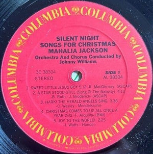 Mahalia Jackson Silent Night Songs For Christmas Vinyl LP Record Used 2