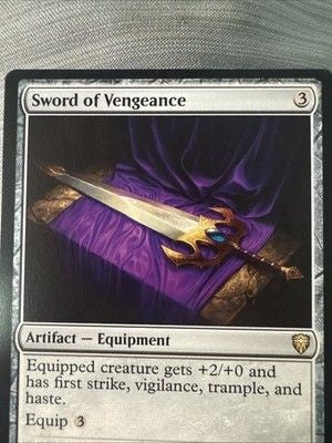 Sword of Vengeance Commander: Kamigawa: Neon Dynasty Regular 2