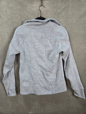 Avalanche Women's Gray Full Zip Fleece Jacket Zip Pockets Size S 3