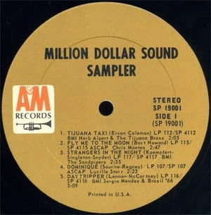 Various Million Dollar Sound Sampler Vinyl LP Record 3