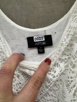 APT 9 Dress Womens Small White Crochet Lace Sleeveless Lined Summer Party