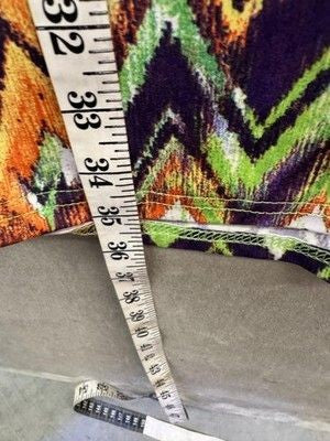 Klozlyne Tank Top Womens XL Multicolor Chevron Zig Zag Sleeveless Boho Festival 3