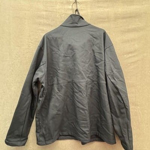 Columbia Jacket Mens 2XL Black Softshell Fleece Lined Full Zip Chest Pocket 5