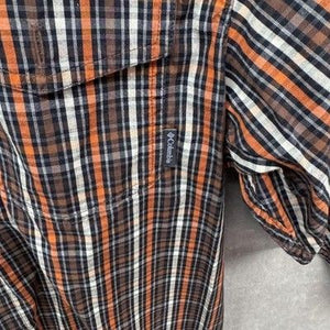 Columbia Shirt Mens Medium Plaid Omni-Wick Button Up Outdoors Hiking Performance 3