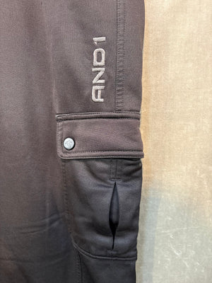 AND1 Track Pants Jogger Black 2XL Good Condition Machine Washable 4