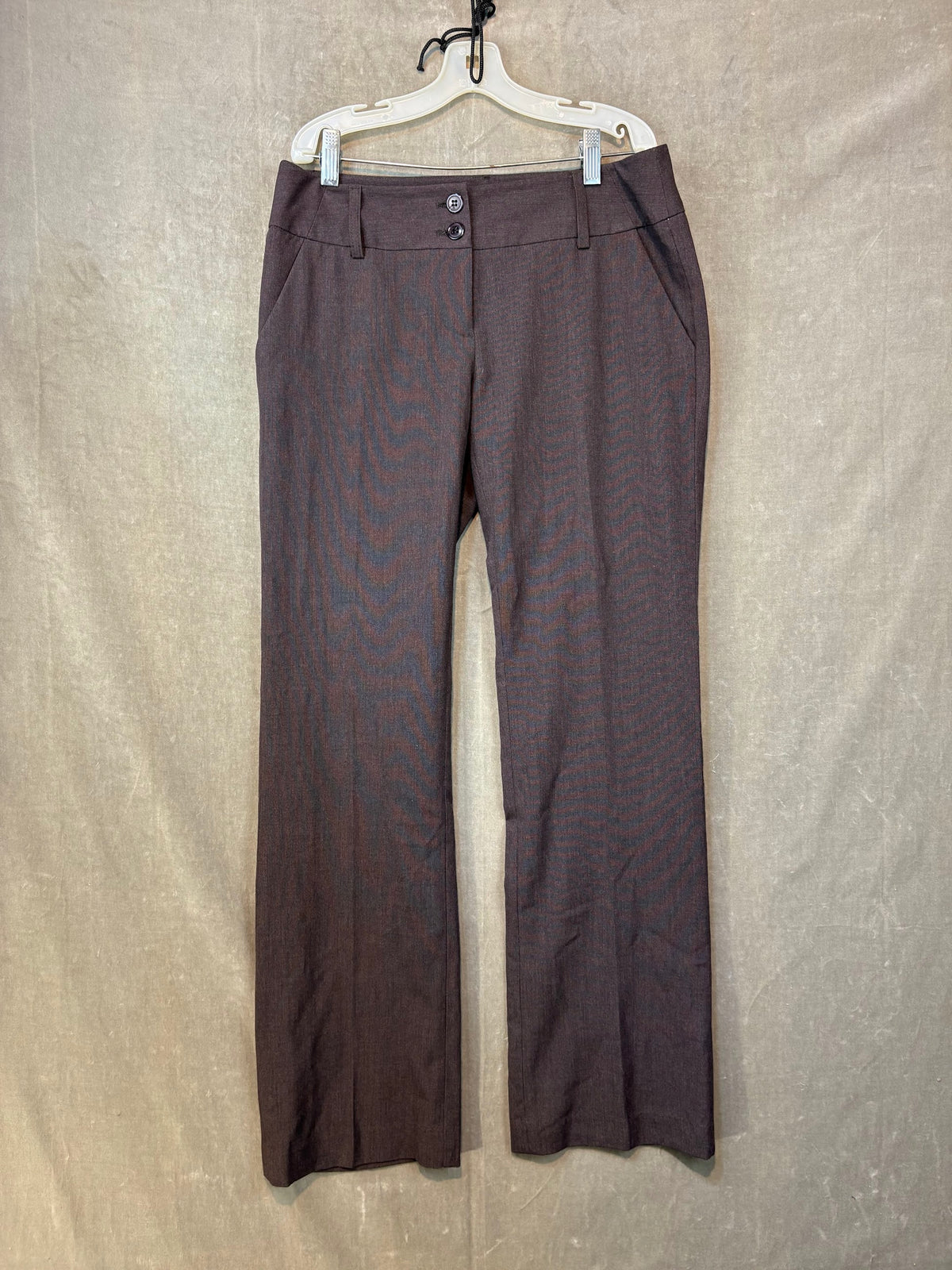 Population Dress Pants Brown Size 6P Good Condition Stretch Fabric