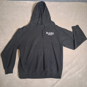 RARE BREED Hoodie Black Unisex Size L Anime Graphic Good Condition 1