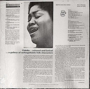 Odetta Folk Songs Vinyl LP Record Used 1