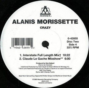 Alanis Morissette Crazy 12" Vinyl Record 3