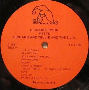 Richard Pryor Richard & Willie Richard Pryor Meets Vinyl Record Used 2