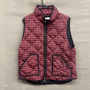 J. Crew Factory Excursion Quilted Down Puffer Vest In Black Cape Gingham Size XL 4