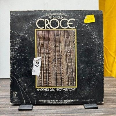 Jim & Ingrid Croce Another Day Another Town 12 Inch Black Vinyl LP Used