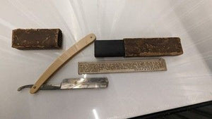 VINTAGE J.A. HENCKELS STRAIGHT RAZOR, TWIN WORKS GERMANY, #30 GRAEF SCHMIDT #RZ5 4