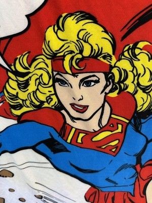 Supergirl Shirt Womens Small Comic Book Tank Dress Sleepwear DC Comics Graphic 3