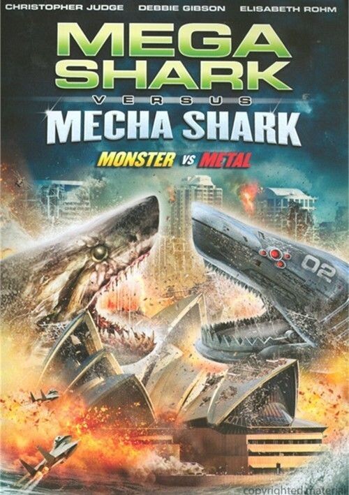 Mega Shark Vs Mecha Shark DVD New Action Sci-Fi Movie