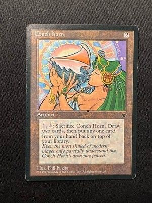 Conch Horn Artifact Rare Fallen Empires MTG NP NM/NM+ 2