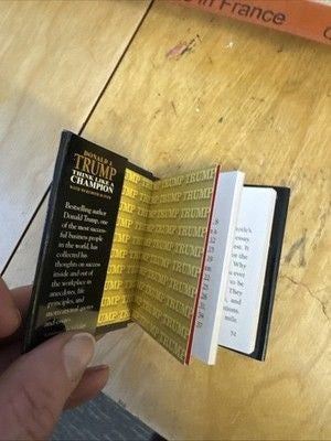 Think Like a Champion Donald J Trump 2011 Abridged Miniature Edition Used 1