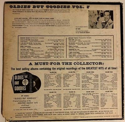 Various Oldies But Goodies Vol 7 Vinyl LP Record Used