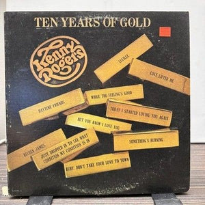 Kenny Rogers Ten Years Of Gold Vinyl LP Record Used Country Music 1