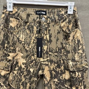 Fashion Nova Topanga Cargo Pants Mens Medium Multi Pocket Streetwear Camo 3