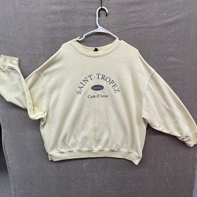 Wild Fable Womens Sweatshirt Yellow 2XL Pre-Owned Good Condition Crewneck