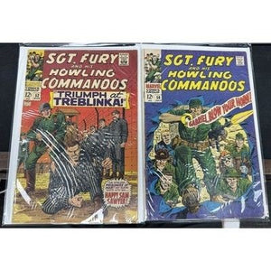 Sgt. Fury and his Howling Commandos #52 & 56 Lot X2 Sweet 12 centers (XO) 2