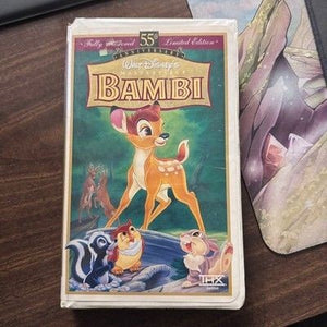Walt Disney's Bambi 55th Anniversary Fully Restored Limited Edition VHS Tape 1