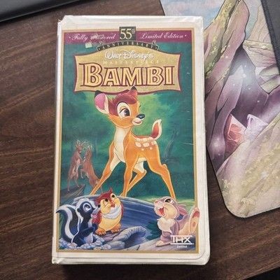 Walt Disney's Bambi 55th Anniversary Fully Restored Limited Edition VHS Tape