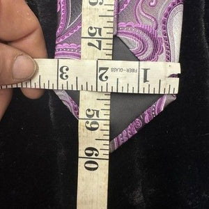 Van Heusen Tie Silk Paisley Necktie Mens Formal Dress Wedding Pre-Owned Good 5