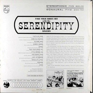 The Serendipity Singers Vinyl Take Your Shoes Off Used 2