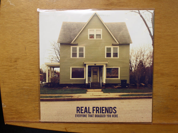 REAL FRIENDS EVERYONE THAT DRAGGED YOU HERE LP BLACK NUMBERS BN-040 2013