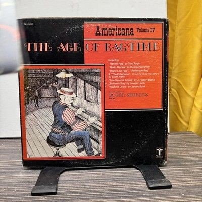 Roger Shields Age Of Ragtime Americana Vol IV 12" Black LP Jazz Vinyl