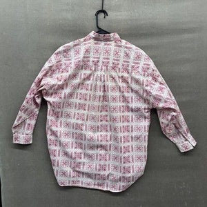 Alyssa Brooke Shirt Womens 2XL White Red Paisley Print Button Up Long Sleeve Top 4