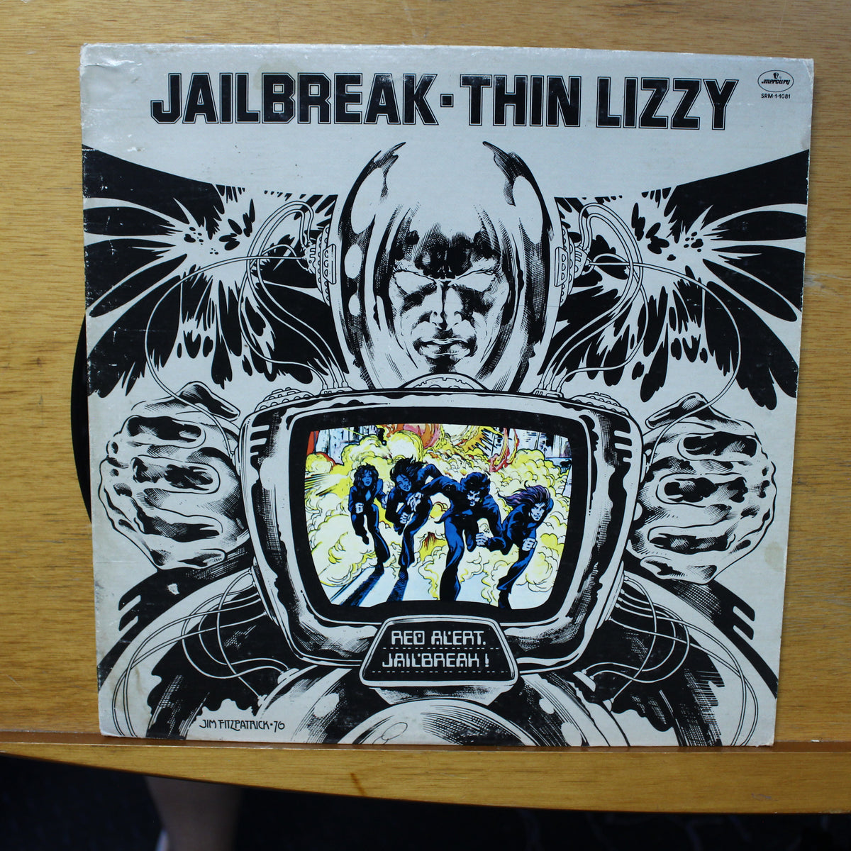 Thin Lizzy Jailbreak LP Mercury SRM-1-1081
