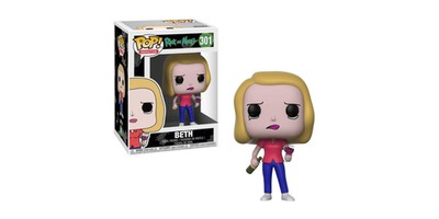 Funko Pop! Beth #301 Vinyl Figure Animation w/ Free Protector
