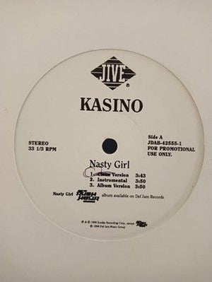 Kasino Nasty Girl Men Of Respect 12 Inch Vinyl Record Used Hip Hop 2