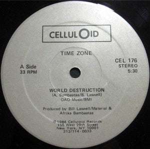Time Zone World Destruction 12" Vinyl Record 1