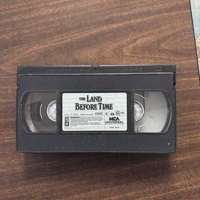 The Land Before Time VHS Movie Good Condition MCA Universal Home Video Hi Fi Ste