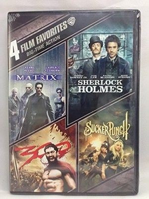 Disney 4 Film Favorites Big Time Action Matrix Sherlock Holmes 300 Sucker Punch