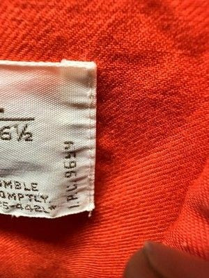 Vintage Montgomery Ward Shirt Mens Large Red Plaid Flannel Button Front 70s