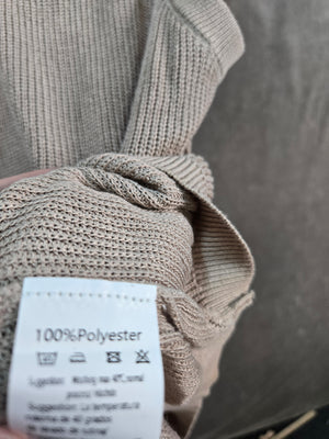 COOFANDY Men's Beige Knit Sleeveless Sweater Vest Pullover Size XL NWT 3