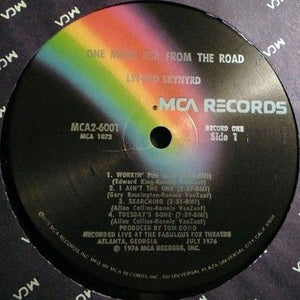 Lynyrd Skynyrd One More From The Road Vinyl LP Record Used 3