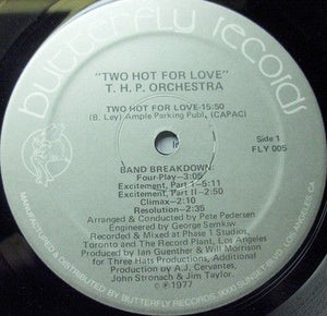THP Orchestra Two Hot For Love Vinyl LP Record Used 4