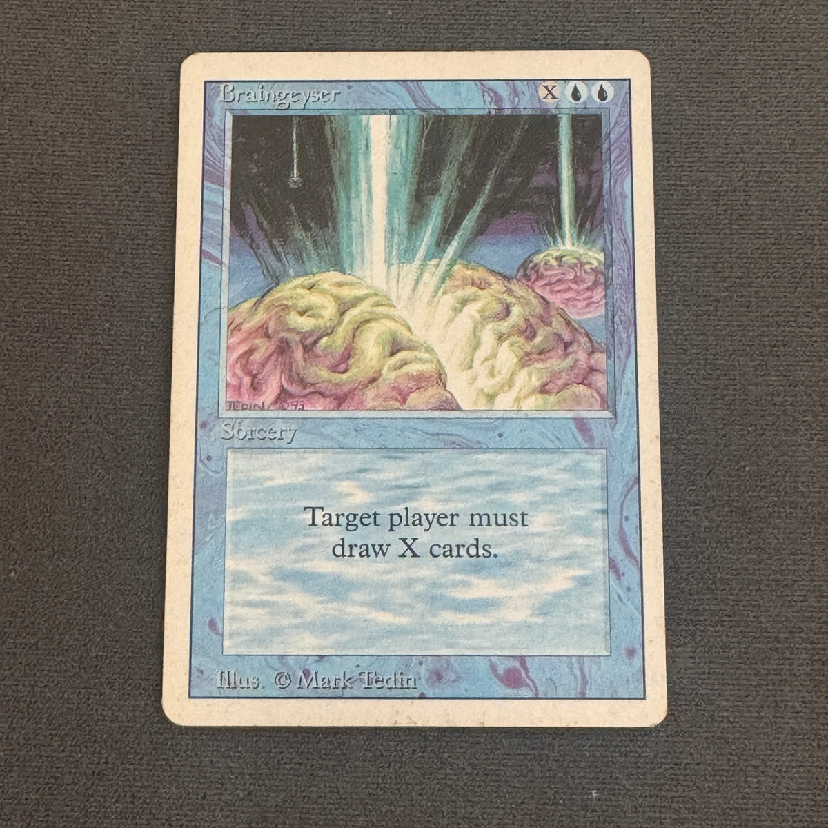 Braingeyser Revised Edition 50 MTG Magic The Gathering MP